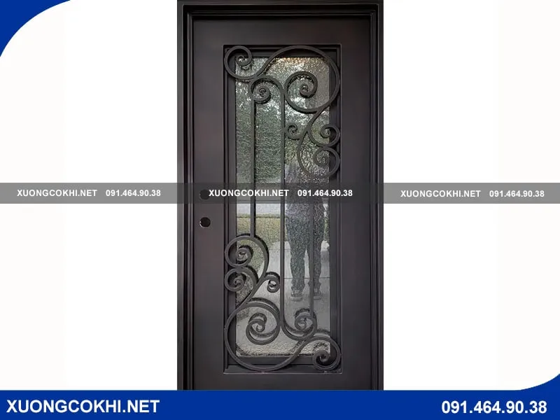 Tổng hợp báo giá 20+ mẫu cửa sắt 1 cánh phòng ngủ đẹp