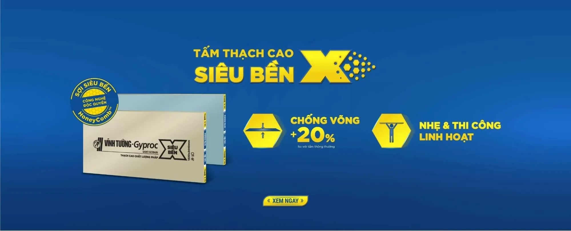 Tấm thạch cao Vĩnh Tường
