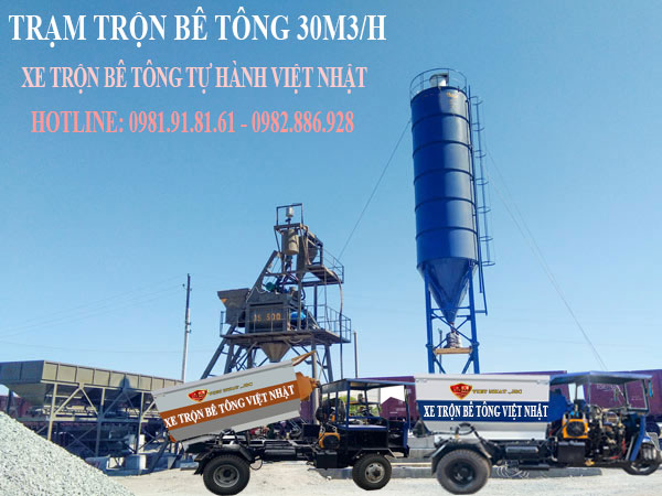 Trạm Trộn Bê Tông Mini: Hướng Dẫn Chi Tiết Từ Cấu Tạo Đến Vận Hành