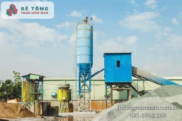Trạm trộn bê tông tươi huyện Phú Gíao Bình Dương