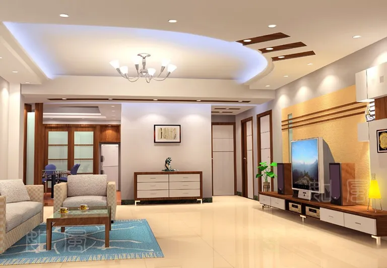 máu trần thạch cao đơn giản mà đẹp 2