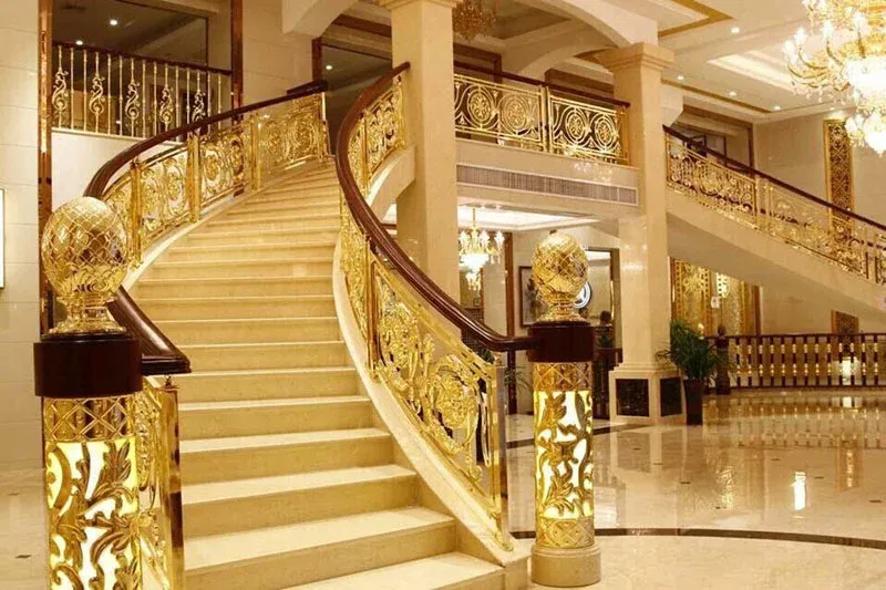 Trụ cầu thang inox