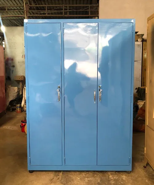 Tủ quần áo bằng sắt hộp hiện đại cho phòng ngủ