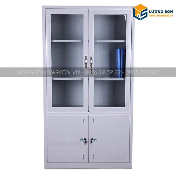 Tủ sắt 2 cánh văn phòng K3 có ngăn kéo TS15