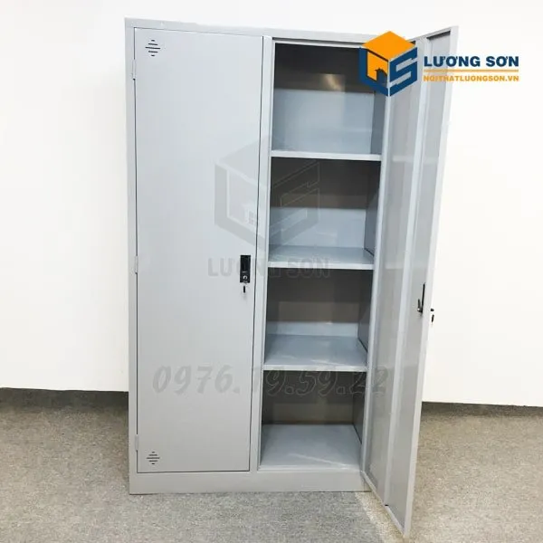 Tủ sắt văn phòng 2 cánh kín K2 – TS02