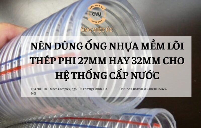 Ống Nhựa Mềm Lõi Thép Phi 60: Lựa Chọn Tối Ưu Cho Dẫn Lưu Công Nghiệp và Dân Dụng