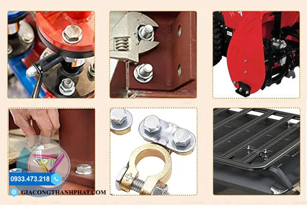 ứng dụng của bu lông inox m14