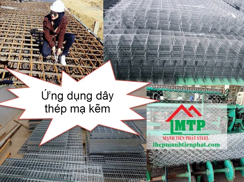 Ứng dụng của dây thép mạ kẽm trong xây dựng