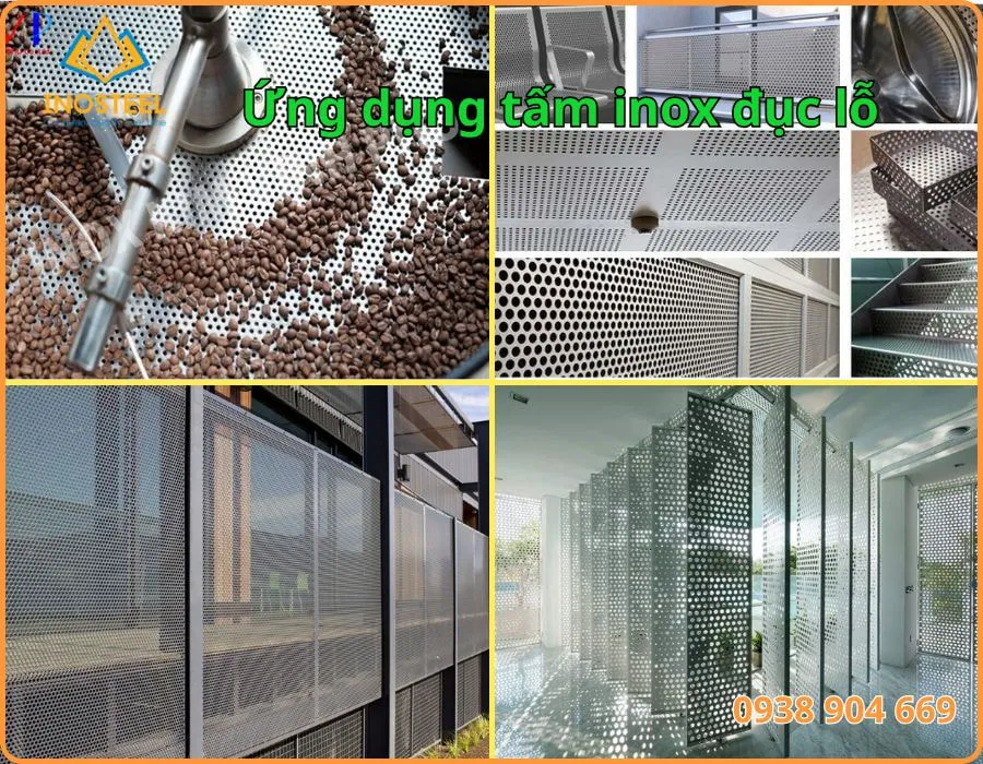 Ứng dụng lưới thép đục lỗ