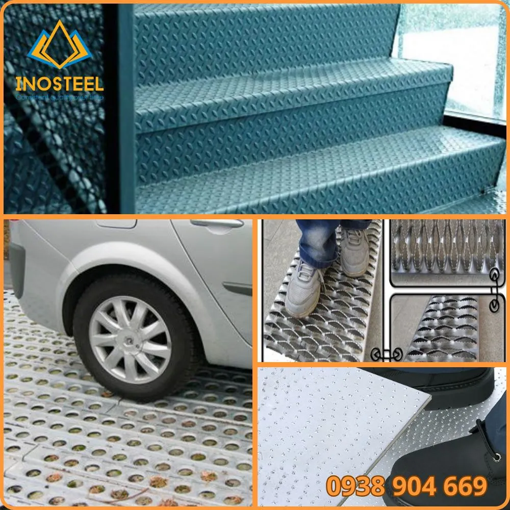 Tấm thép chống trượt