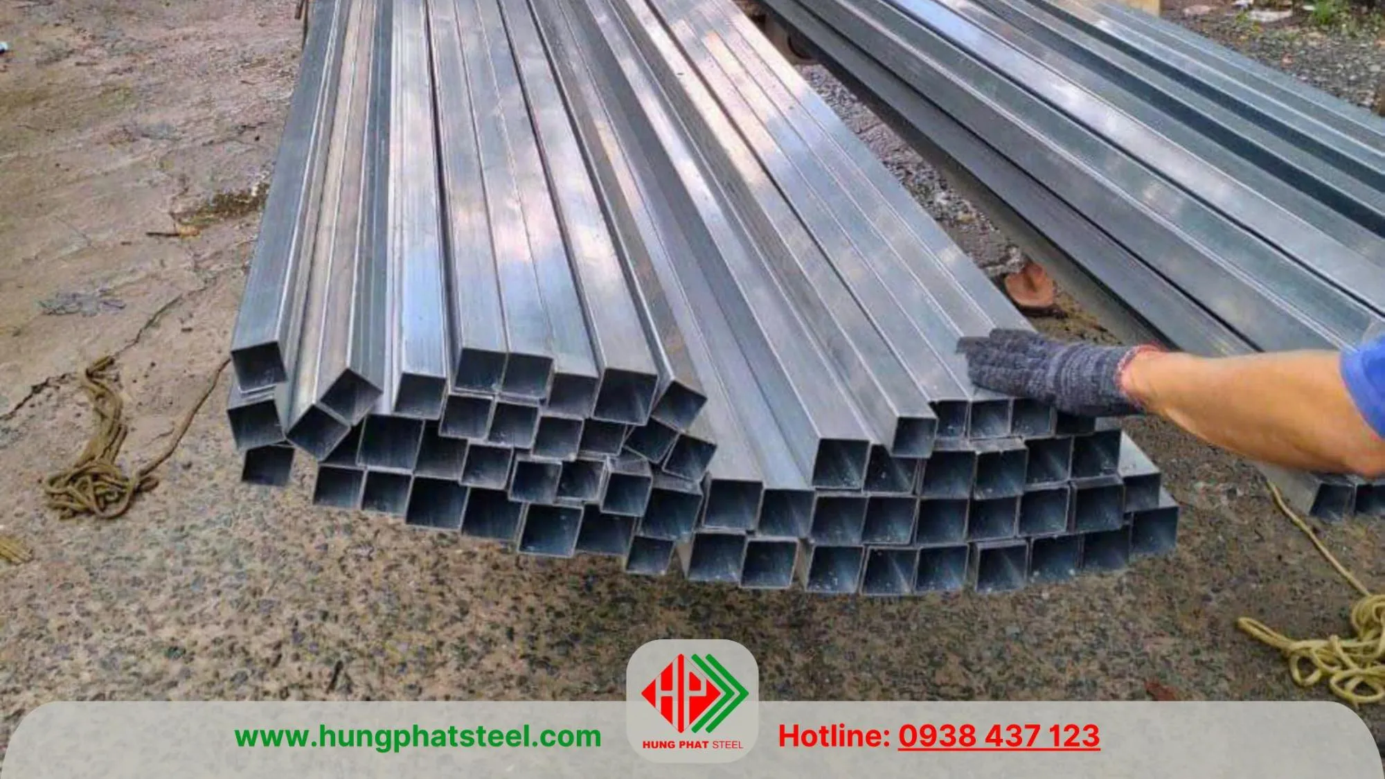 Thép hộp mạ kẽm chất lượng