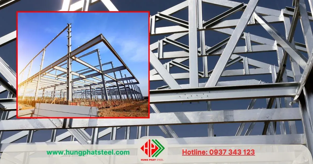 Thép hình mạ kẽm Hòa Phát được ứng dụng trong kết cấu chịu lực xây dựng 2026