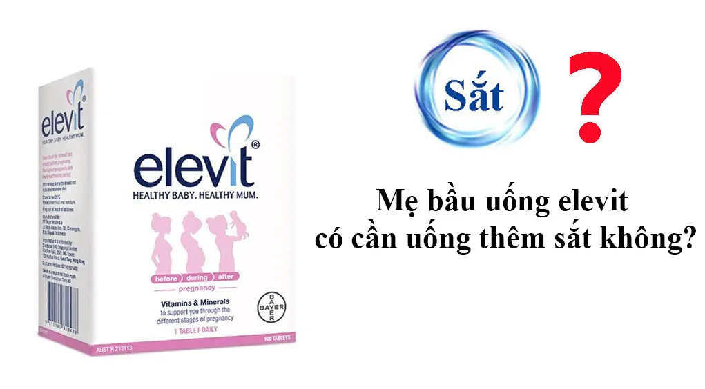 Phụ nữ mang thai đang uống vitamin