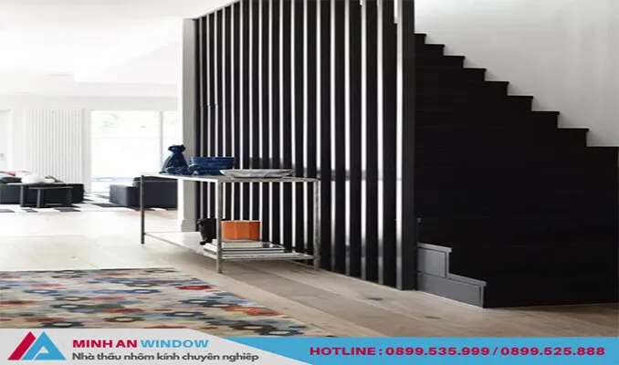 Mẫu Vách ngăn cầu thang bằng sắt hộp cao cấp chất lượng phổ biến nầm 2026