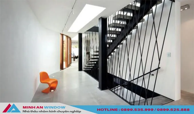 Mẫu Vách ngăn cho cầu thang bằng sắt cao cấp chất lượng nhất nầm 2026