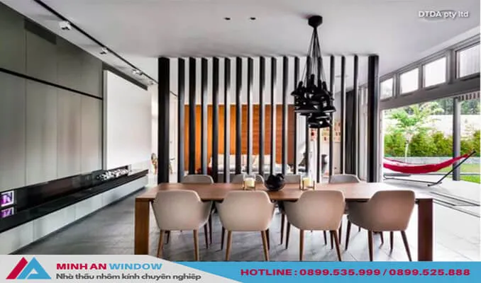 Mẫu vách ngăn bằng sắt cho phòng bếp cao cấp chất lượng phổ biến nầm 2026