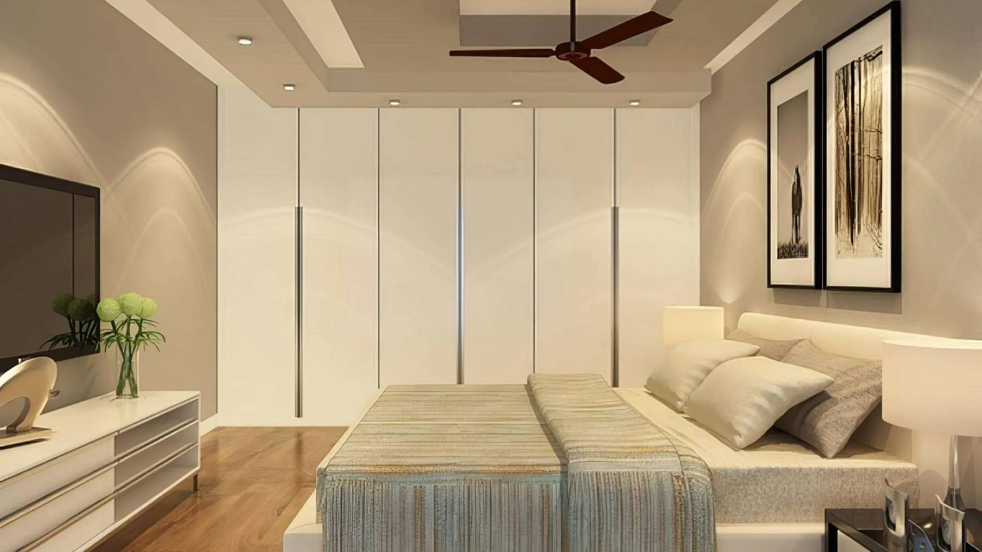 vách ngăn phòng ngủ tấm pu