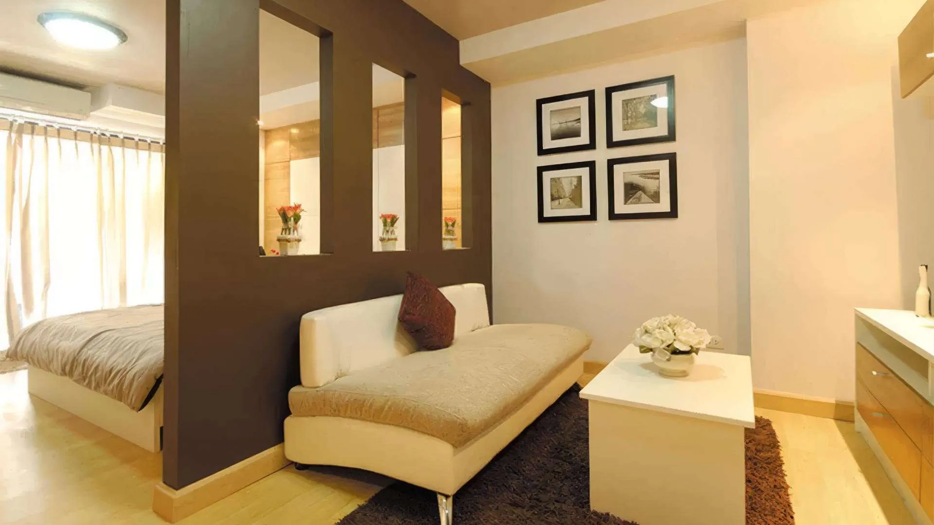 vách ngăn phòng ngủ tấm xi măng