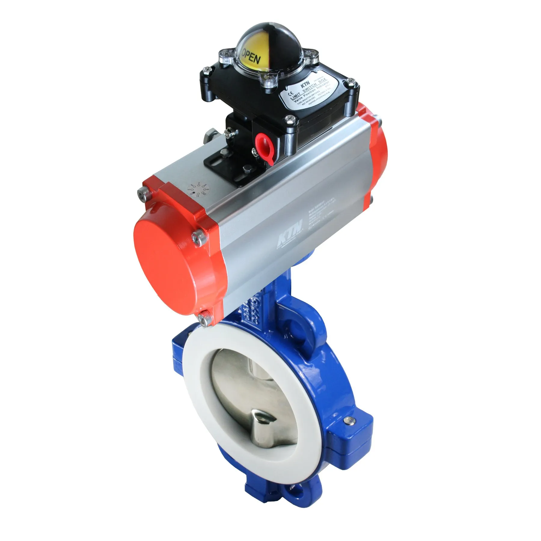 Van bÆ°á»›m dáº¡ng lug Ä‘iá»u khiá»ƒn báº±ng khÃ­ nÃ©n KTN 276IE-P