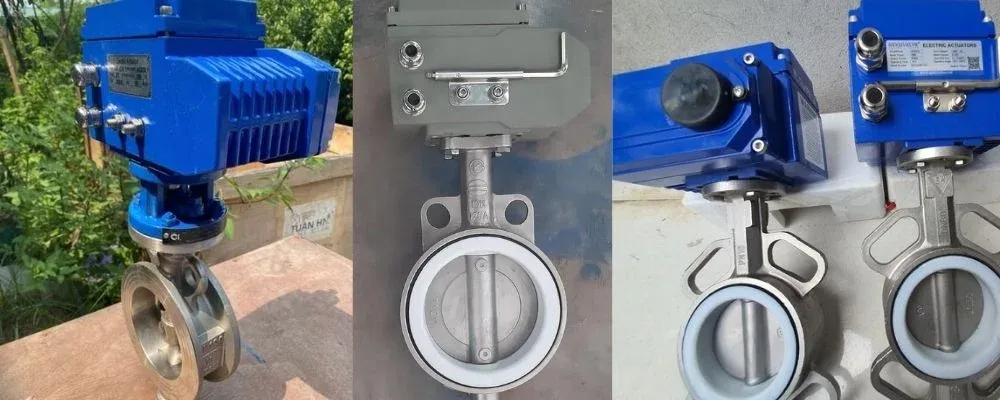 Van bướm inox điều khiển điện mang lại hiệu quả cao
