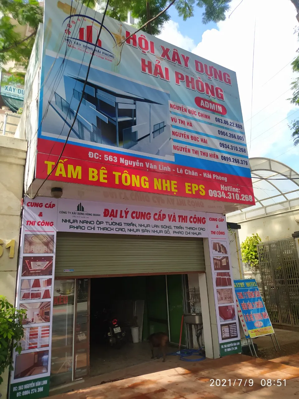 Văn phòng giao dịch tấm bê tông nhẹ EPS tại Hải Phòng