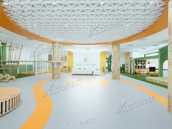 Trần nhôm Alcorest với lớp phủ PVDF chống oxy hóa trong môi trường nhiệt đới