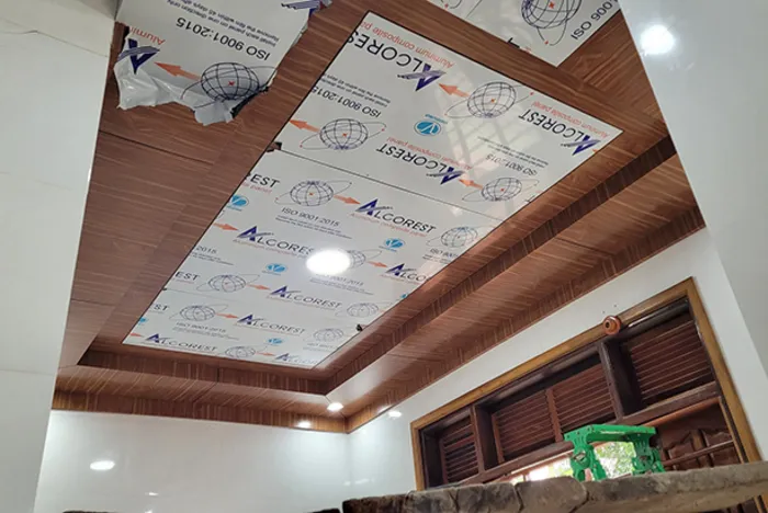 Tấm alu Alcorest ứng dụng rộng rãi trong trần, tường, vách ngăn