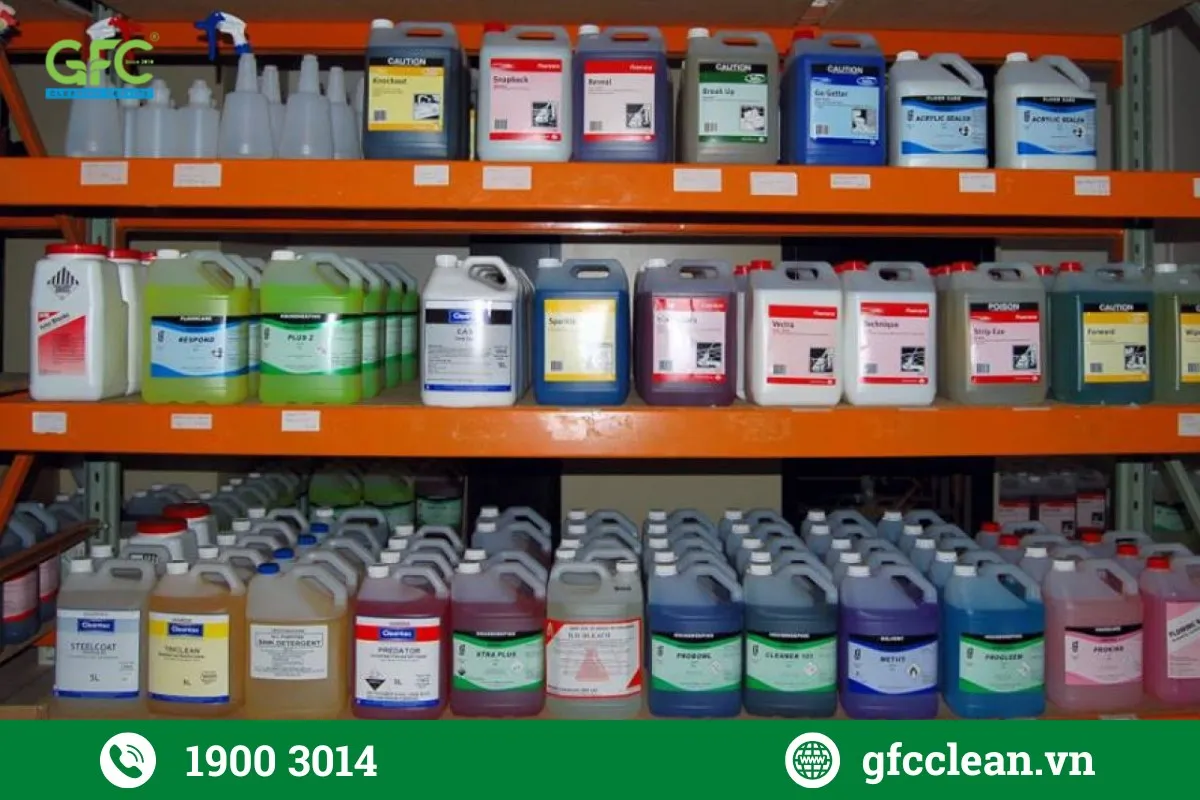 Hóa chất vệ sinh công nghiệp có nguồn gốc rõ ràng