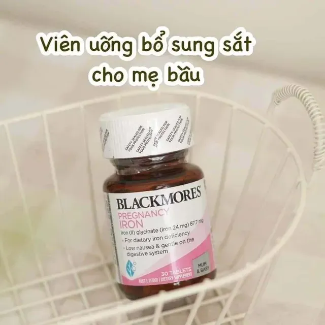 So sánh mẫu cũ và mới của Blackmores Pregnancy Iron