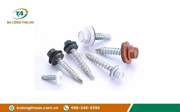 Vít bắn tôn mạ làm từ thép hợp kim