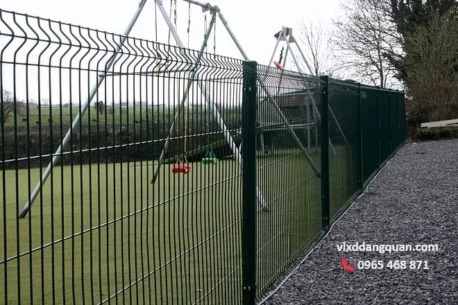 Quy trình sản xuất hàng rào lưới thép hàn