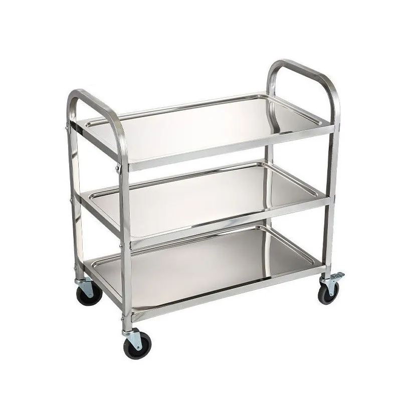 Xe đẩy Inox 3 Tầng