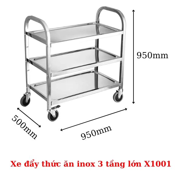 Xe Đẩy Thức Ăn Inox 2 Tầng: Lựa Chọn Tối Ưu Cho Mọi Không Gian Bếp