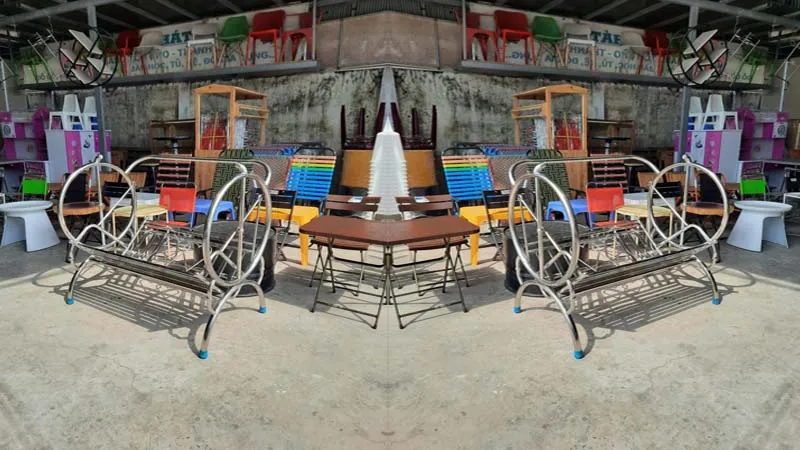 Mẫu xích đu inox tròn đẹp