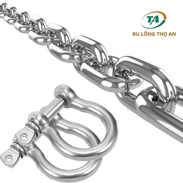 Xích inox 304 có độ bền cao và khả năng chống ăn mòn hiệu quả