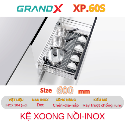 Kệ Xoong Nồi Inox SUS304 Nan Dẹt: Giải Pháp Lưu Trữ Bếp Hiện Đại