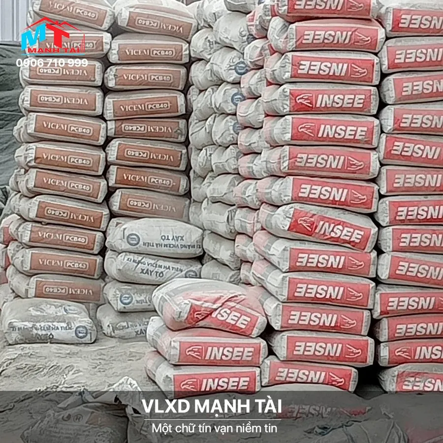 Cập nhật giá xi măng mới nhất tại vlxd mạnh tài