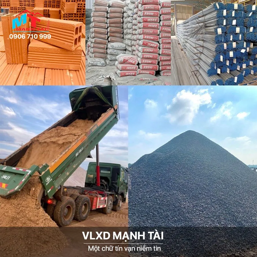 Táp hợp những mặt hàng tại Vật liệu xây dựng quận 7 | trực thuộc công ty vlxd Mạnh tài