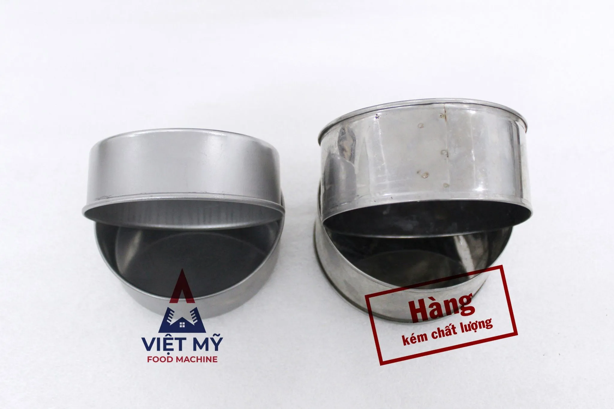 Sản phẩm giò chả đồng đều từ khuôn inox
