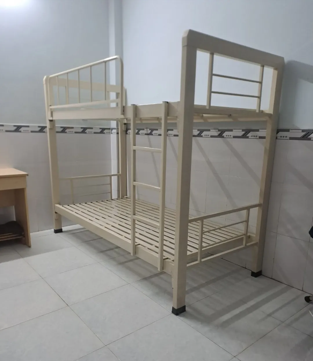 Giường sắt 2 tầng thẳng ngang 80, 1m , 1m2 x 2m