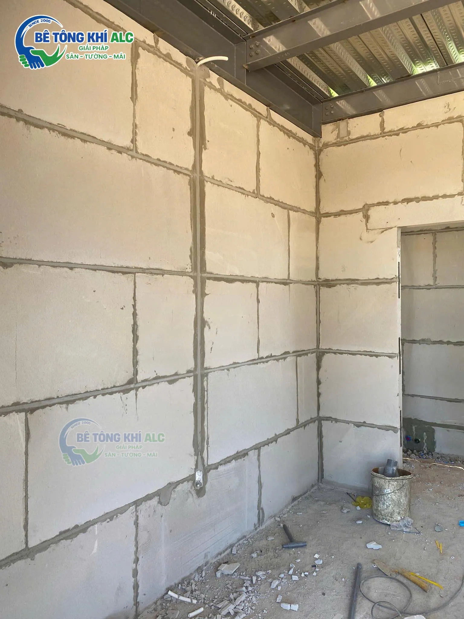 Hình ảnh thực tế tấm bê tông nhẹ đà nẵng tại kho hàng của đơn vị cung cấp