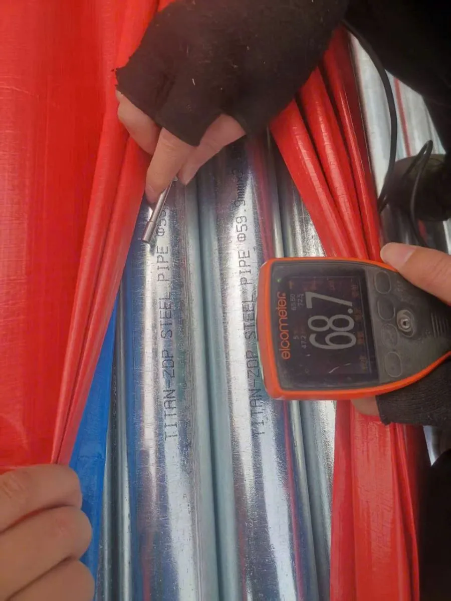 Kiểm tra độ dày lớp mạ kẽm bằng máy đo chuyên dụng