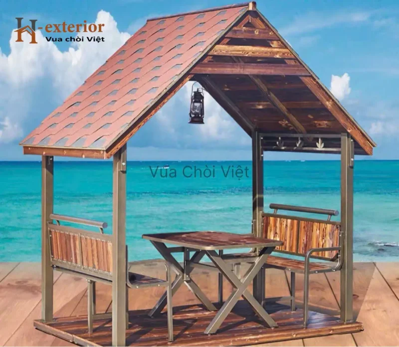 Chòi Nghỉ Sân Vườn Bằng Sắt: Lựa Chọn Bền Vững Cho Không Gian Ngoài Trời