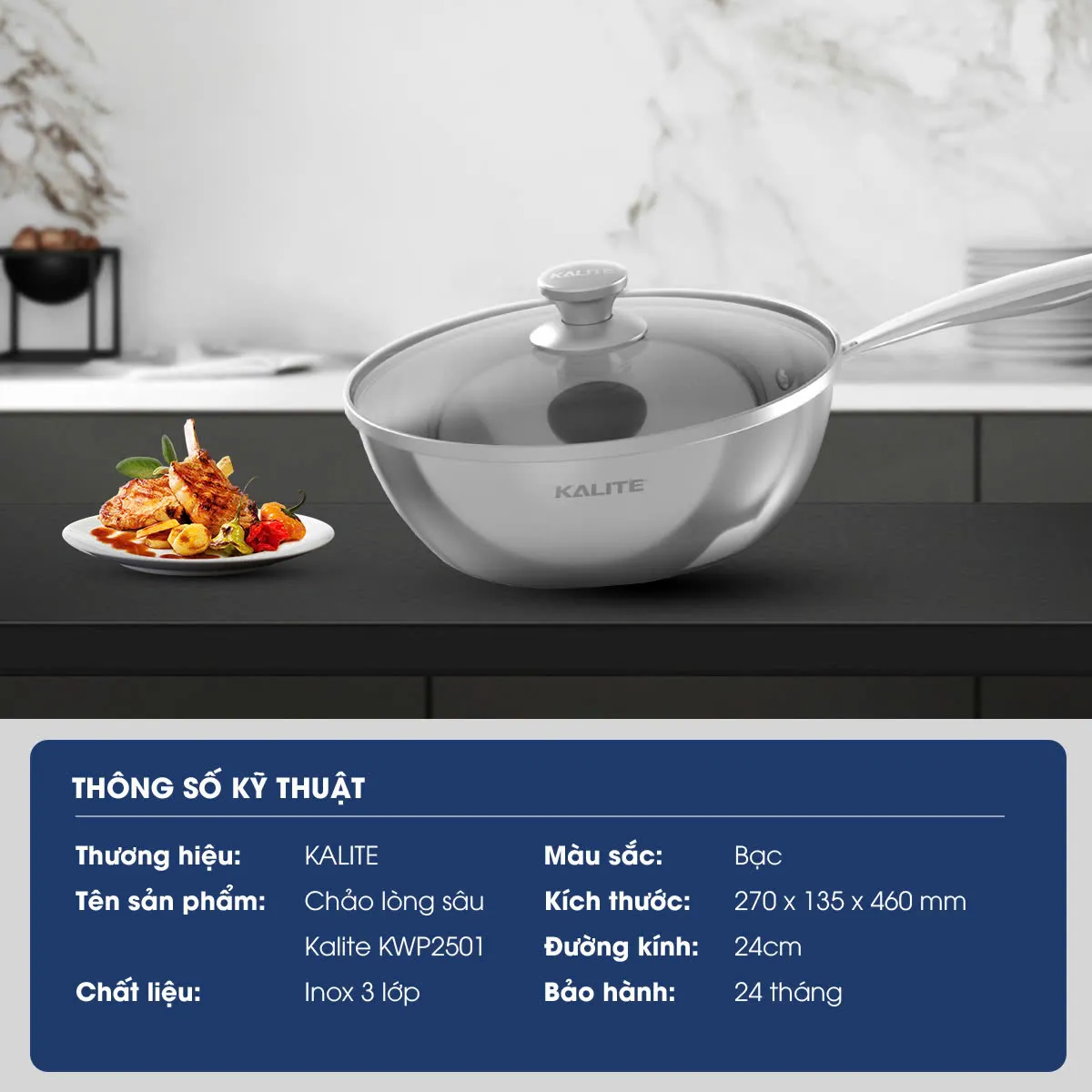 Kalite KWP2501 với thiết kế sang trọng