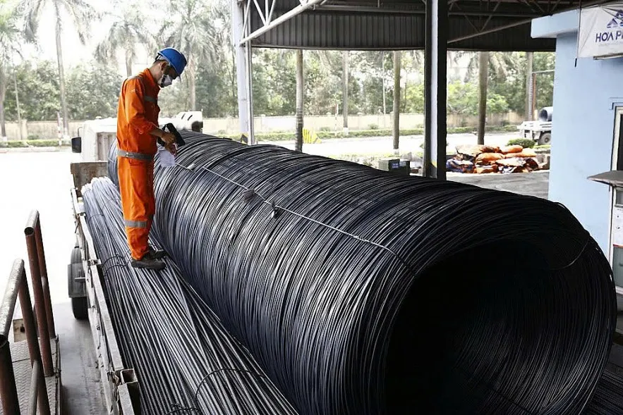 Năm 2025 được xem là năm phục hồi của mặt hàng thép xây dựng. Ảnh: Đức Thanh